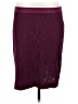 Ann Taylor 100% Polyester Burgundy Formal Skirt Size 6 - photo 1