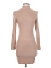 Unbranded Solid Tan Casual Dress Size S - photo 1