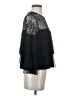 Willow & Clay 100% Polyester Black 3/4 Sleeve Blouse Size XS - photo 4