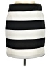 Suzy Shier 100% Polyester Stripes Black Formal Skirt Size M - photo 2