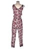 J.Crew 100% Cotton Paisley Red Jumpsuit Size XXS - photo 2
