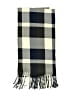 Plush Plaid Gray Blue Scarf One size - photo 2