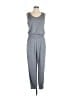 Susan Graver Solid Gray Jumpsuit Size L - photo 1