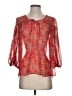 Pins and Needles 100% Polyester Red 3/4 Sleeve Blouse Size S - photo 1