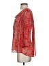 Pins and Needles 100% Polyester Red 3/4 Sleeve Blouse Size S - photo 5