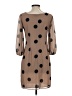 Amanda Uprichard 100% Polyester Polka Dots Tan Casual Dress Size P (petite) - photo 2