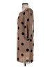 Amanda Uprichard 100% Polyester Polka Dots Tan Casual Dress Size P (petite) - photo 5