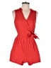 A New Day Solid Red Romper Size XS - photo 1