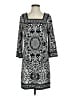 Ann Taylor LOFT Paisley Black Casual Dress Size S - photo 1