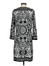 Ann Taylor LOFT Paisley Black Casual Dress Size S - photo 2