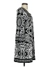 Ann Taylor LOFT Paisley Black Casual Dress Size S - photo 4