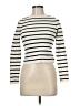 Happily Grey 100% Polyester Stripes Ivory Turtleneck Sweater Size M - photo 1