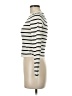 Happily Grey 100% Polyester Stripes Ivory Turtleneck Sweater Size M - photo 5