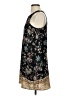Veronica M. 100% Polyester Paisley Black Casual Dress Size S - photo 5