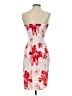 Unbranded 100% Rayon Print Red Cocktail Dress Size XXS (estimated) - photo 2