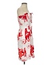 Unbranded 100% Rayon Print Red Cocktail Dress Size XXS (estimated) - photo 4
