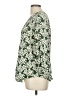 Fun2Fun 100% Rayon Green 3/4 Sleeve Blouse Size M - photo 5