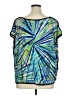 DressBarn Blue Sleeveless Blouse Size 1X - photo 2