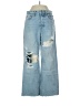 GRLFRND 100% Cotton Graphic Blue Jeans Size 26 waist - photo 1