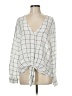 Max Studio 100% Rayon Ivory Long Sleeve Blouse Size M - photo 1