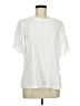 Shein Ivory Short Sleeve Top Size 8 - photo 1