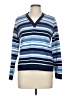 Studio Works Stripes Blue Pullover Sweater Size M - photo 1
