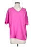 Entro Pink Short Sleeve Blouse Size S - photo 1