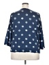Unbranded Blue 3/4 Sleeve Blouse Size XXL - photo 2