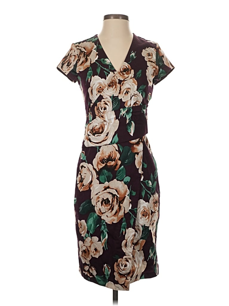 Pre-owned Ava & Aiden Casual Dress In Brown