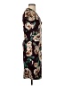 Ava & Aiden 100% Polyester Print Brown Casual Dress Size 0 - photo 4