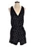 Ann Taylor LOFT 100% Polyester Floral Black Romper Size XXS - photo 1