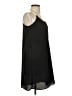 Aqua Solid Black Casual Dress Size S - photo 4