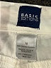 Basic Editions 100% Cotton Solid Ivory Khaki Shorts Size 10 - photo 3