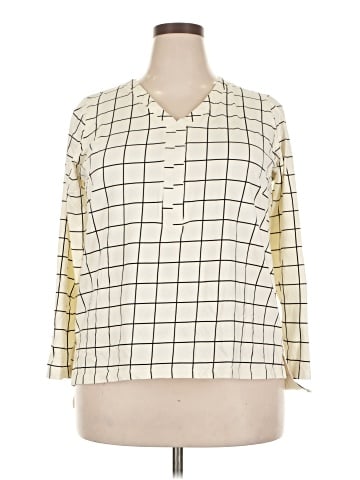 Jessica London 3/4 Sleeve Blouse (view 1)