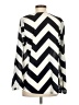 Sugarlips 100% Polyester Chevron-herringbone Ivory Long Sleeve Blouse Size S - photo 2