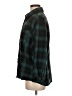 Love Notes Plaid Green Long Sleeve Blouse Size M - photo 5