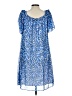 DKNY Animal Print Blue Casual Dress Size 12 - photo 2