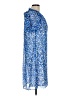 DKNY Animal Print Blue Casual Dress Size 12 - photo 4