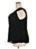 Sejour 100% Polyester Black Sleeveless Blouse Size 18w - photo 5