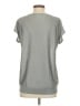 Magaschoni Metallic Silver Gray Short Sleeve Top Size XS - photo 2