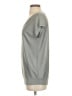 Magaschoni Metallic Silver Gray Short Sleeve Top Size XS - photo 5
