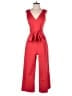 J.Crew Solid Red Jumpsuit Size 00 - photo 1