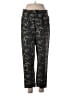 Amadi 100% Cotton Print Black Green Casual Pants Size S - photo 1