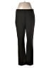 Chico's Solid Black Green Dress Pants Size Med (1) - photo 1