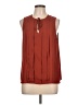 J.Crew 100% Polyester Red Sleeveless Blouse Size L - photo 1