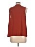 J.Crew 100% Polyester Red Sleeveless Blouse Size L - photo 2