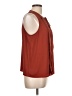 J.Crew 100% Polyester Red Sleeveless Blouse Size L - photo 4