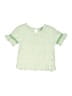 Assorted Brands 100% Cotton Green Short Sleeve Top Size 8 - photo 1