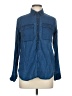 J.Crew Blue Long Sleeve Button-Down Shirt Size 6 - photo 1