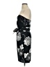 Fresh Print Black Cocktail Dress Size S - photo 5